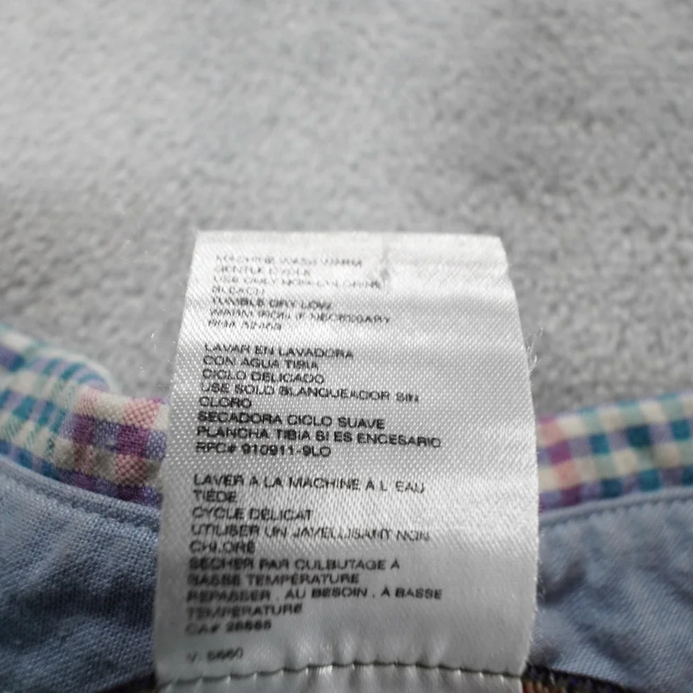 Deep River Trading Seersucker Shirt Mens XXL Pastel Plaid Button Up Cotton Prep - Picture 11 of 14